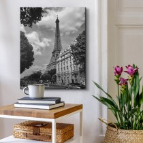 Schwarz-weißer Eiffelturm